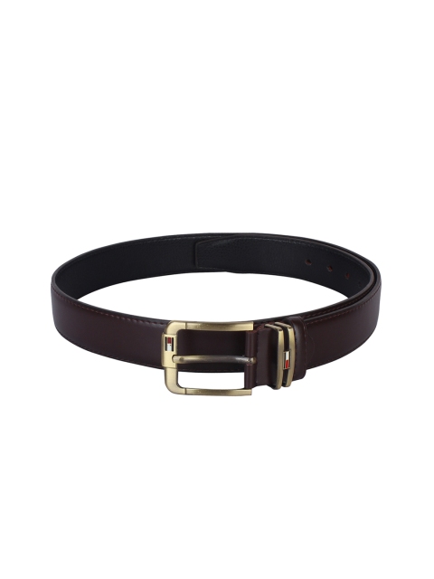 

Swiss Design Men Brown Solid Leather Belt