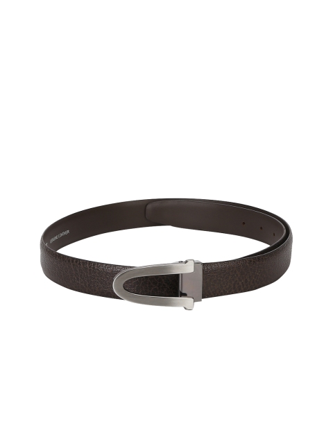 

Red Tape Men Brown Textured Leather Belt