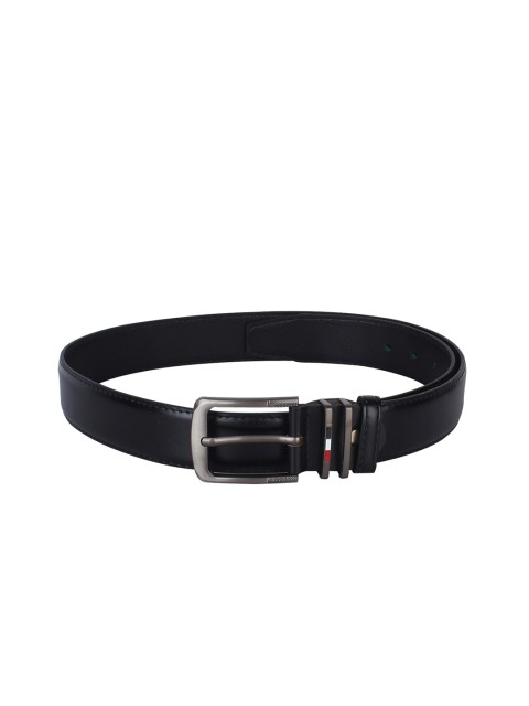 

Swiss Design Men Black Solid Leather Belt