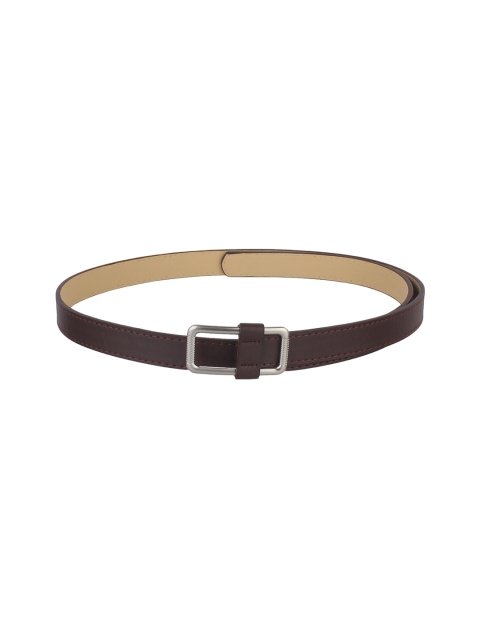 

Swiss Design Women Brown Solid Leather Belt