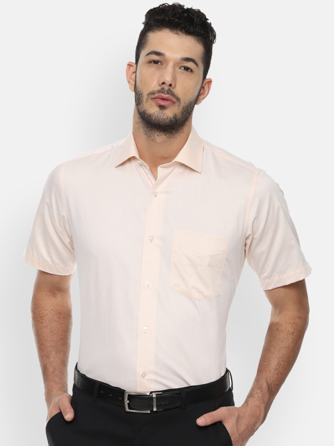 

Van Heusen Men Orange Regular Fit Solid Formal Shirt