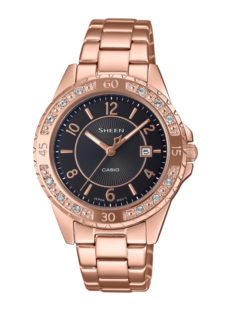

Casio Sheen Women Brown Analogue watch SH201 SHE-4532PG-1AUDF