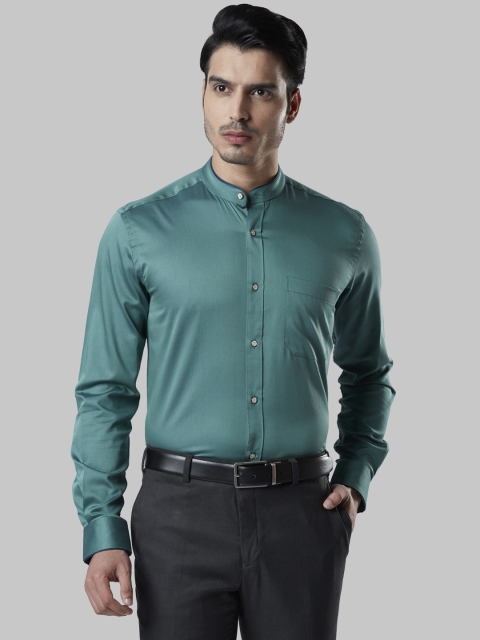 

Raymond Men Green Regular Fit Solid Formal Shirt