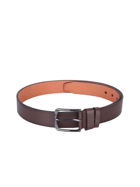 

Swiss Design Men Brown Textured Belt