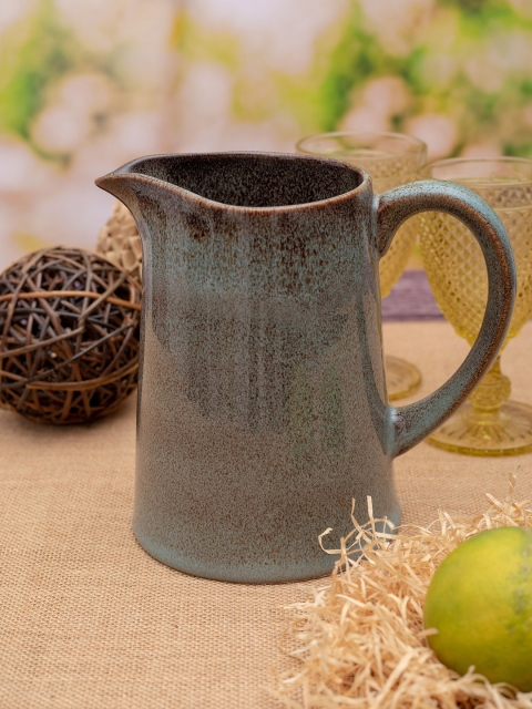 

GOODHOMES Black Stoneware Water Jug