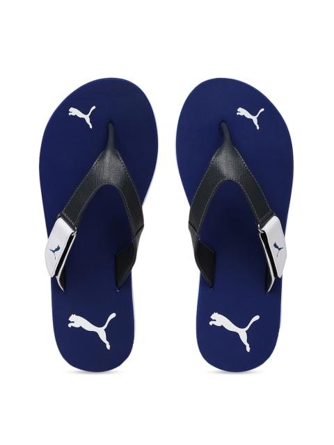 

Puma Men Blue & Black Printed Breeze v2 IDP Sodalite Blue-Iron Gate-Pu Sliders
