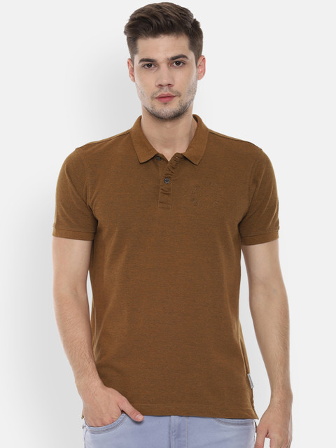 

Van Heusen Sport Men Brown Printed Polo Collar T-shirt