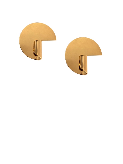 

Foxy Sperks Gold-Plated Circular Studs