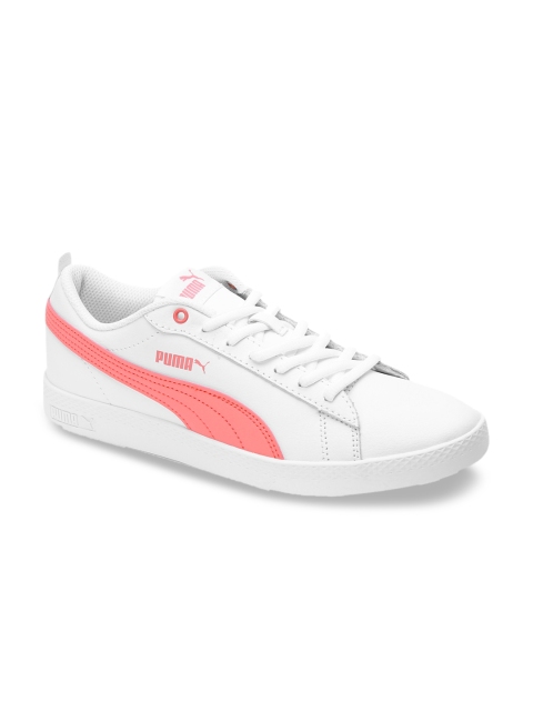 

Puma Women White Smash Wns v2 L Sneakers