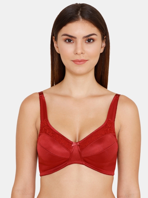 

Zivame Maroon Solid Non-Wired Non Padded T-shirt Bra ZIPY00LFT1ZI