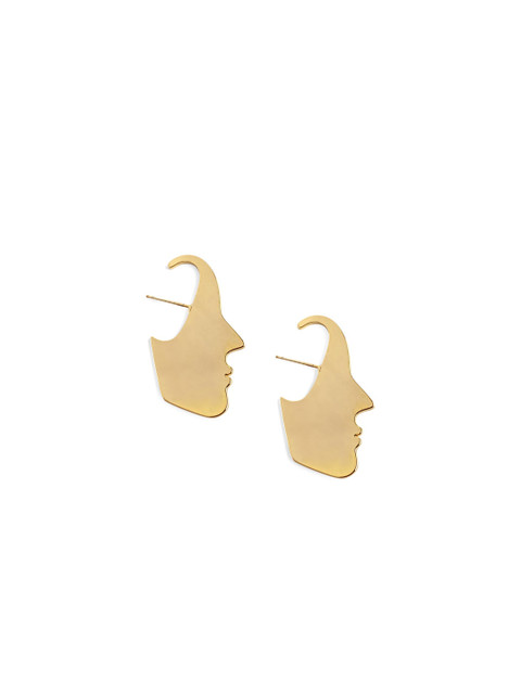 

Foxy Sperks Gold-Toned Quirky Studs