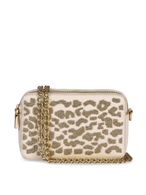 

Eske Women Beige Embellished Sling Bag