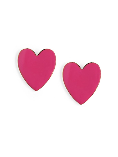 

Foxy Sperks Pink Heart Shaped Studs