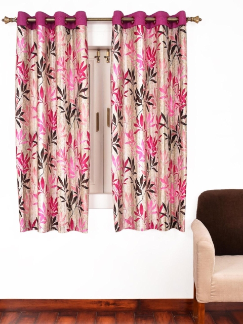 

Ariana Burgundy Set of 2 Window Curtains
