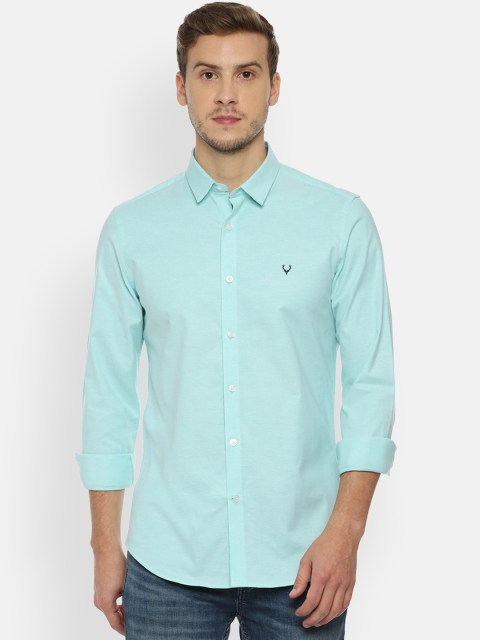 

Allen Solly Sport Men Sea Green Slim Fit Solid Casual Shirt