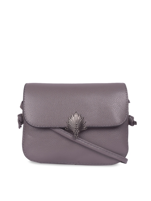 

Bagkok Grey Solid Sling Bag