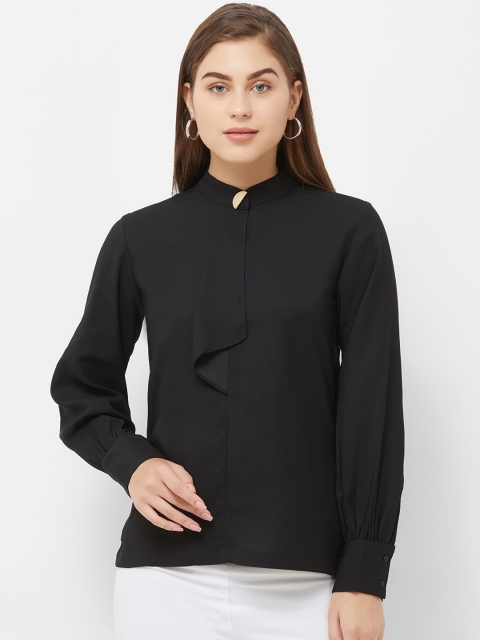 

Soie Women Black Solid Top
