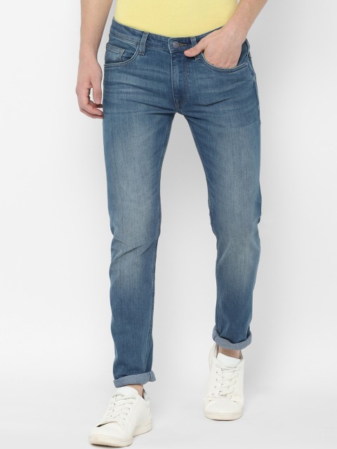 

Solly Jeans Co. Men Blue Skinny Fit Mid-Rise Clean Look Stretchable Jeans
