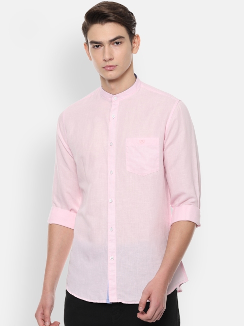 

Van Heusen Sport Men Pink Slim Fit Solid Casual Shirt