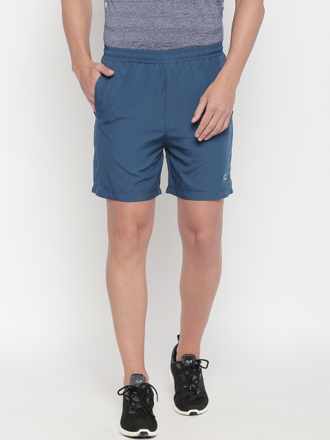

Ajile by Pantaloons Men Teal Blue Solid Regular Fit Sports Shorts