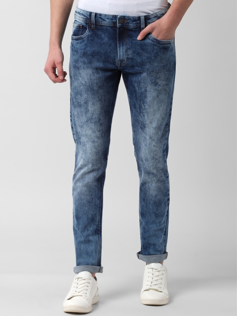 

Peter England Casuals Men Blue Slim Fit Mid-Rise Clean Look Stretchable Jeans