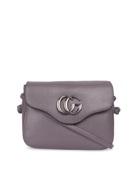Bagkok Grey Solid Sling Bag