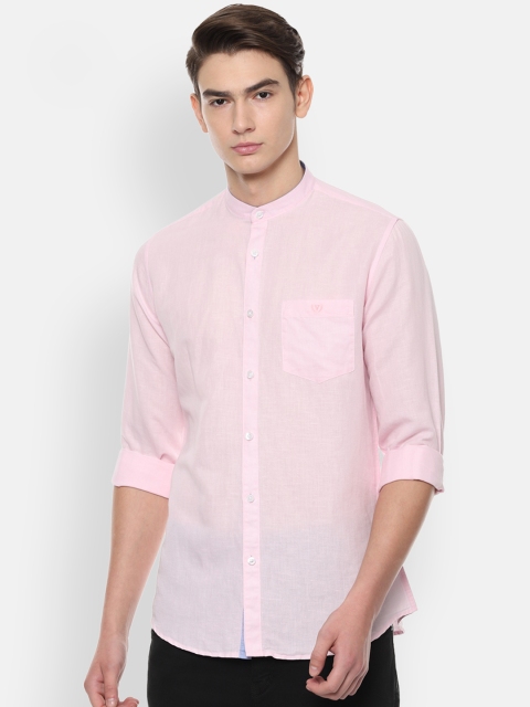 

Van Heusen Sport Men Pink Slim Fit Solid Casual Shirt