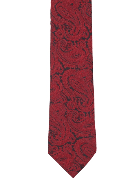 

Van Heusen Red Woven Design Broad Tie