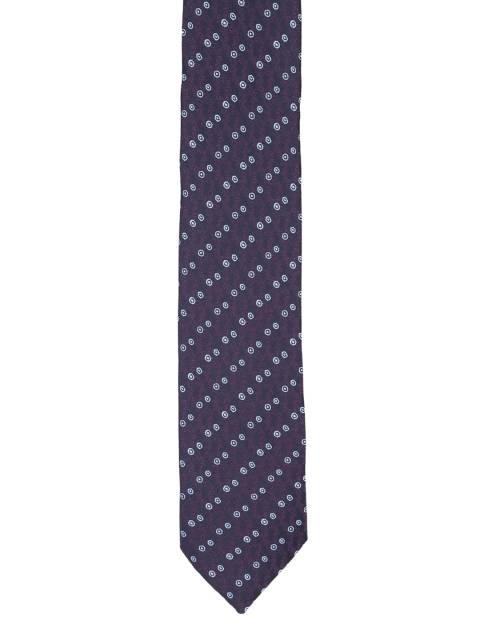 

Van Heusen Navy Blue Woven Design Broad Tie