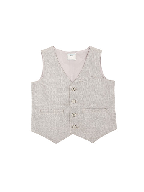 

Pantaloons Junior Boys Grey Checked Waistcoat