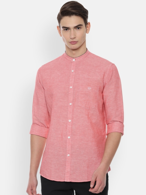 

Van Heusen Sport Men Pink Slim Fit Solid Casual Shirt