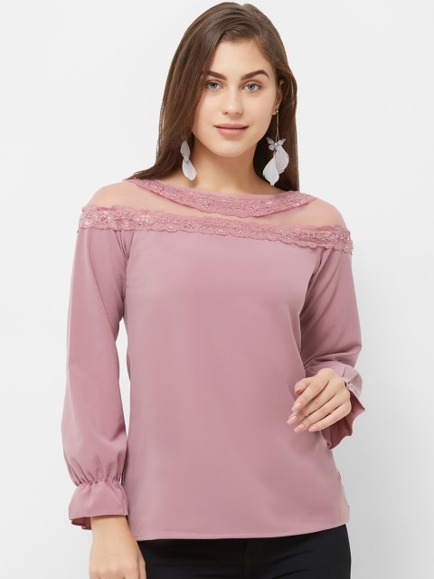 

Soie Women Pink Solid Top