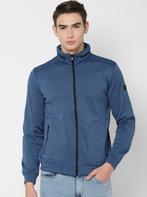 

Allen Solly Men Blue Self Design Sweatshirt