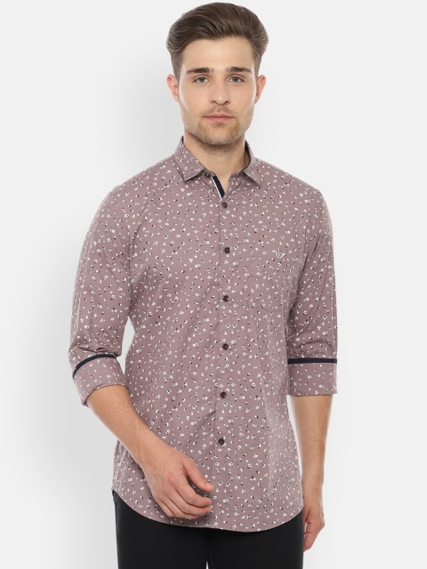 

Van Heusen Sport Men Brown Slim Fit Printed Casual Shirt