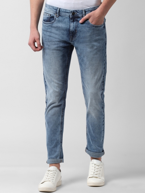 

Peter England Casuals Men Blue Slim Fit Mid-Rise Clean Look Stretchable Jeans