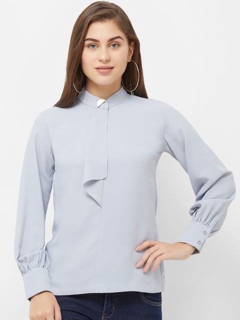 

Soie Women Blue Solid Top