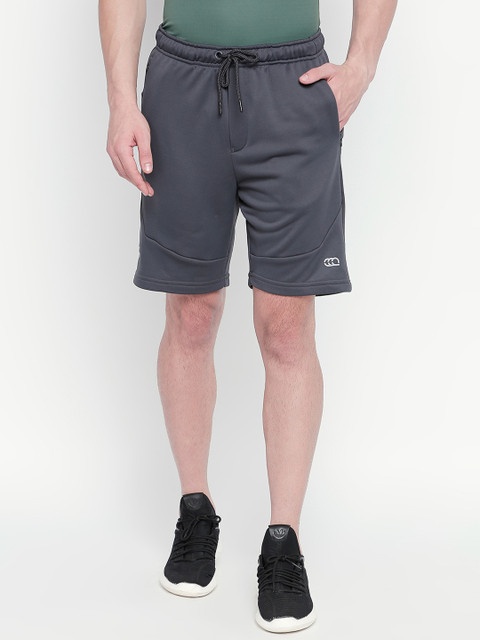 

Ajile by Pantaloons Men Grey Solid Regular Fit Sports Shorts