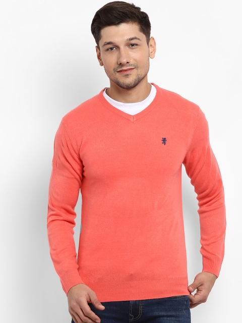 

Red Tape Men Coral Solid Sweater