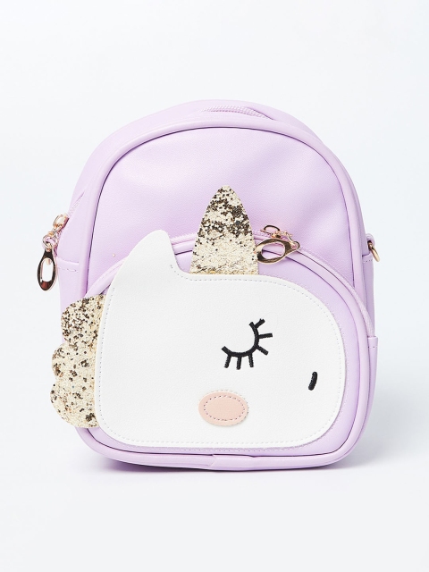 

Ginger by Lifestyle Women Purple Graphic Backpack