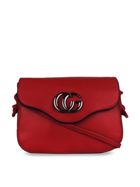 

Bagkok Red Solid Sling Bag