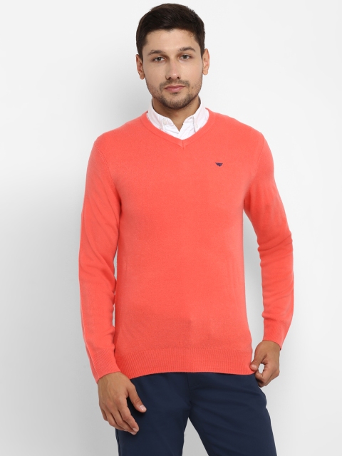 

Red Tape Men Coral Solid Sweater
