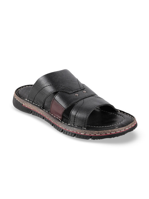 

Metro Men Black Sandals