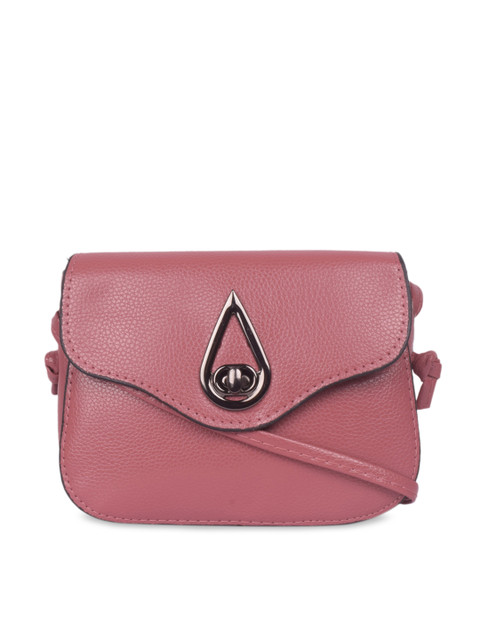 

Bagkok Pink & Pink Solid Sling Bag