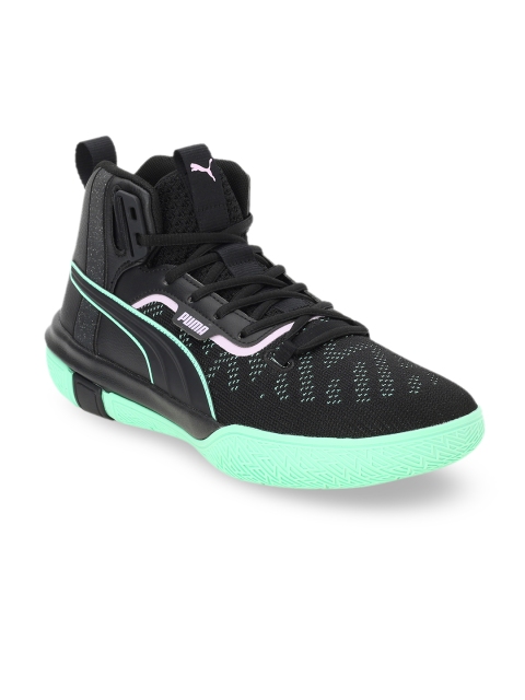 

PUMA Hoops Unisex Black Legacy Dark Mode Basketball Shoes