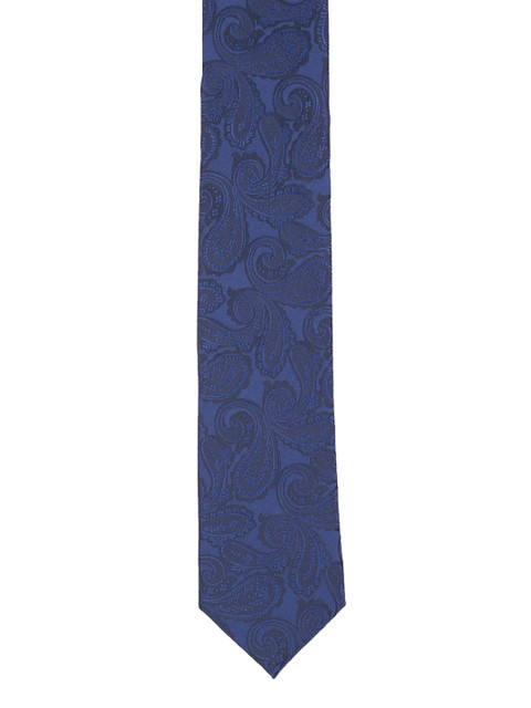 

Van Heusen Navy Blue Woven Design Broad Tie