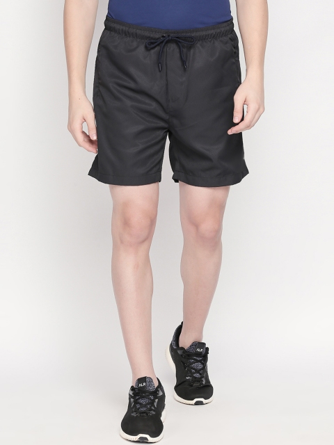 

Ajile by Pantaloons Men Navy Blue Solid Regular Fit Sports Shorts