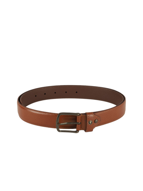 

Van Heusen Men Brown Leather Textured Belt