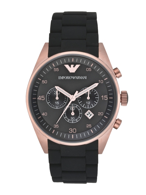 

Emporio Armani Men Black Analogue Watch AR5905