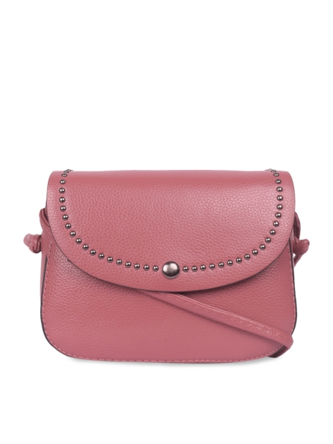 

Bagkok Pink Solid Sling Bag