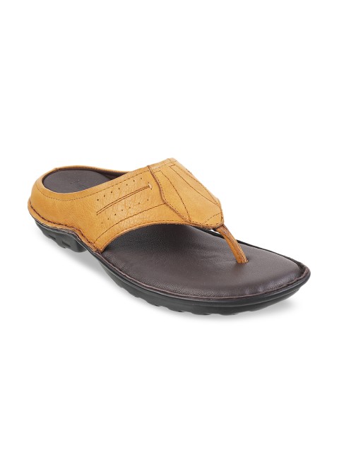 

Metro Men Tan Leather Sandals
